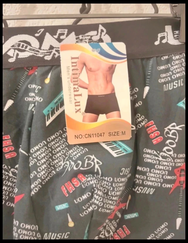 Lote de 3 Boxers para Hombre IntimaLux “Music” Nuevos con Etiquetas – Talla M – photo 6